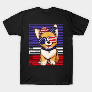 Corgi 4th of July Funny Dog T-Shirt